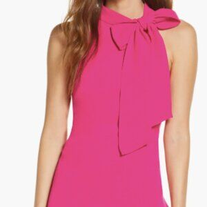 Vince Camuto Kors Bow Neck Sleeveless Dress
